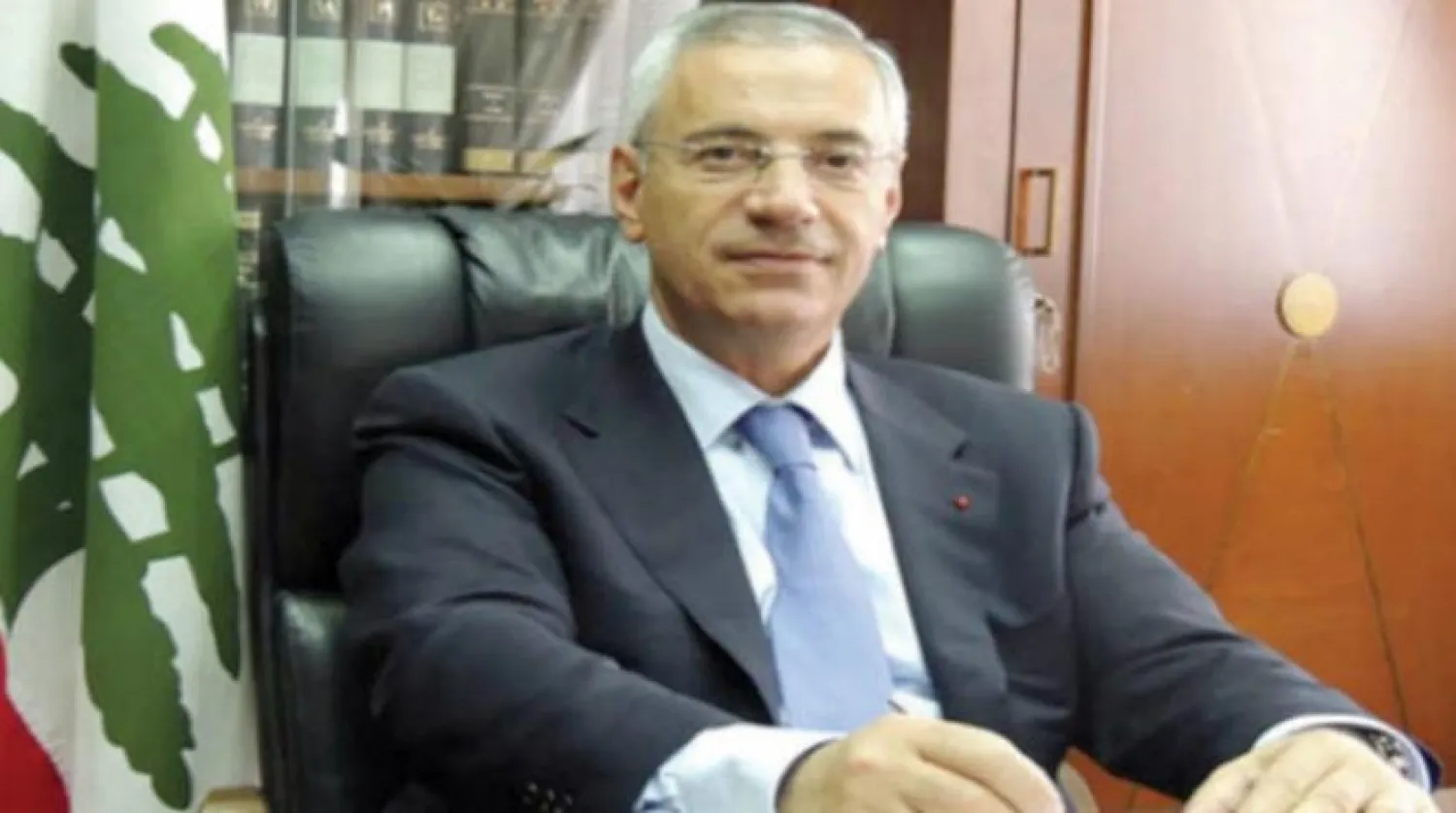 The head of the Higher Judicial Council, Judge Jean Fahed (Asharq Al-Awsat)