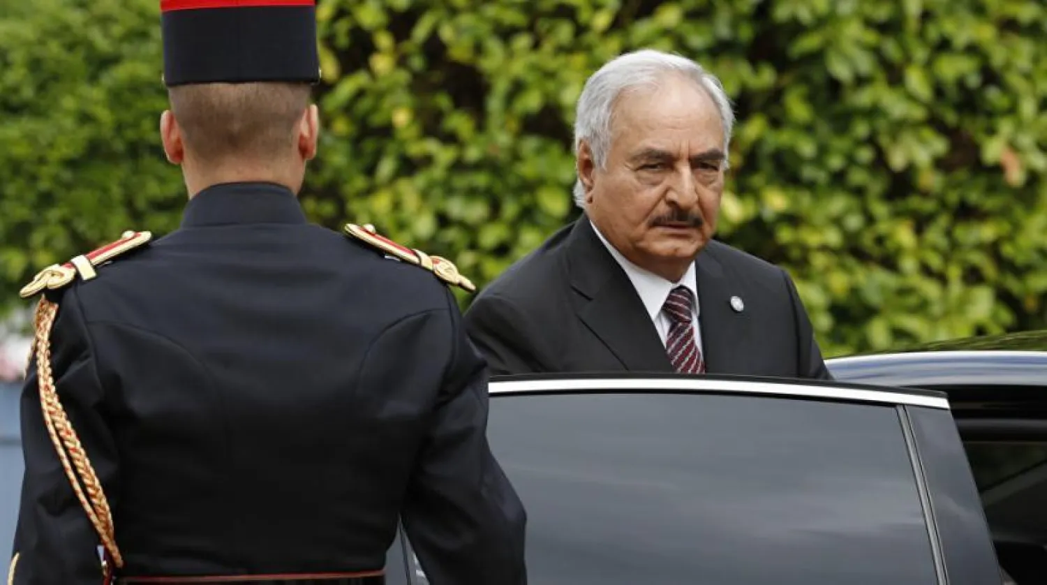 Libya Ulusal Ordusu Komutanı Halife Hafter (AFP)