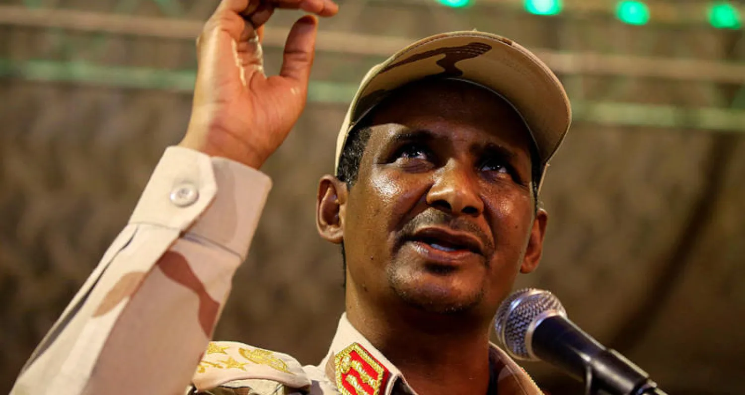 نائب رئيس المجلس العسكري الانتقالي السوداني الفريق أول محمد حمدان دقلو