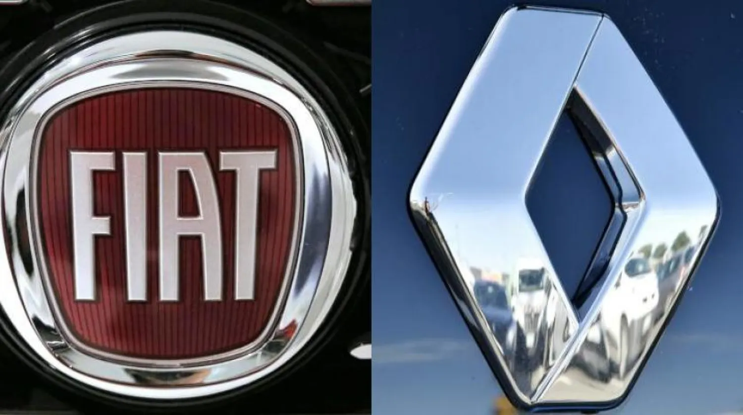 İtalyan otomobil üreticisi Fiat Chrysler ve Fransız grubu Renault (AFP)