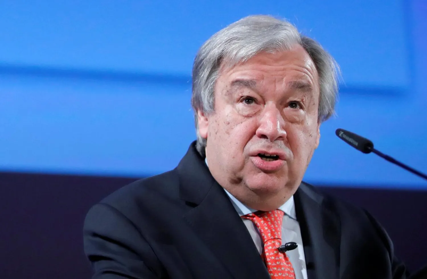 Guterres delivers a speech on disarmament at the University of Geneva (UNIGE) in Geneva, Switzerland, May 24, 2018. Reuters