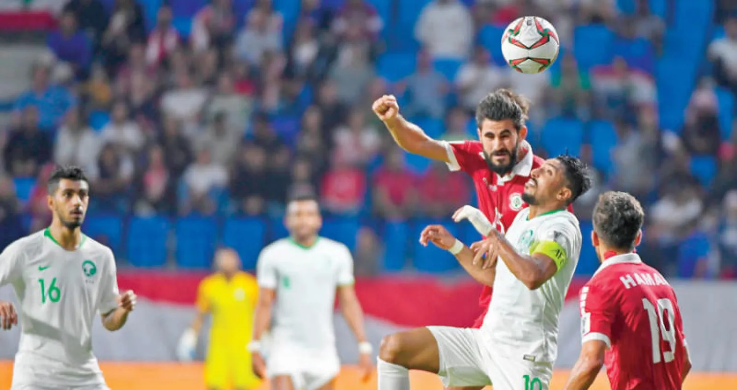 من إحدى مباريات المنتخب في بطولة آسيا الأخيرة (الشرق الأوسط)