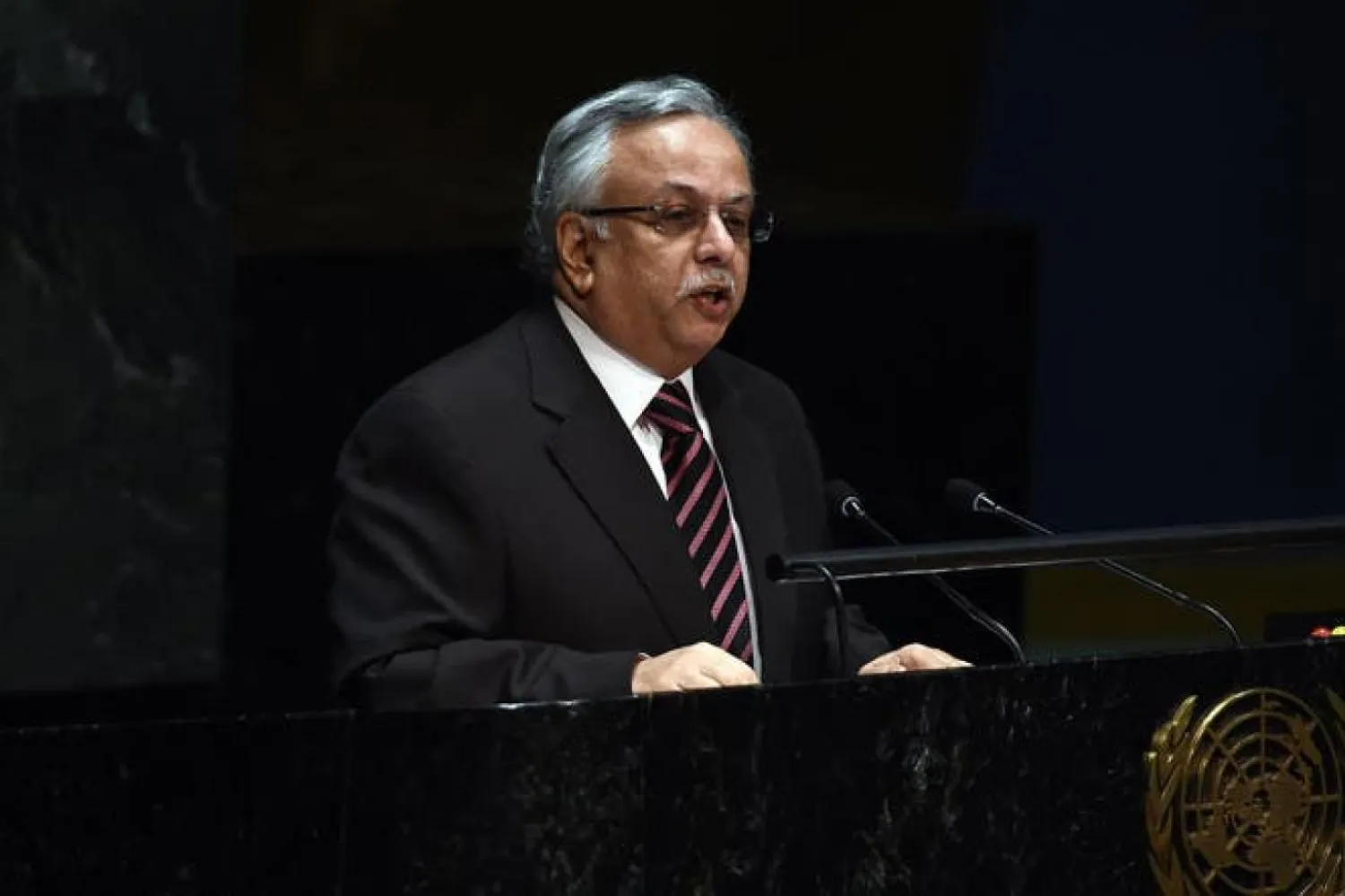 Suudi Arabistan’ın Birleşmiş Milletler (BM) Özel Temsilcisi Abdullah bin Yahya el-Muallimi (AFP)
