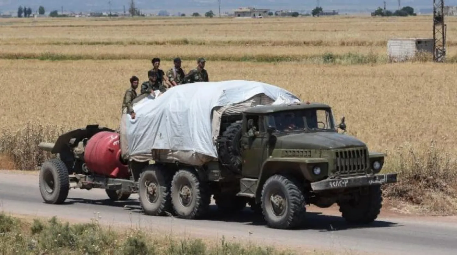 Suriye rejim unsurları (AFP)