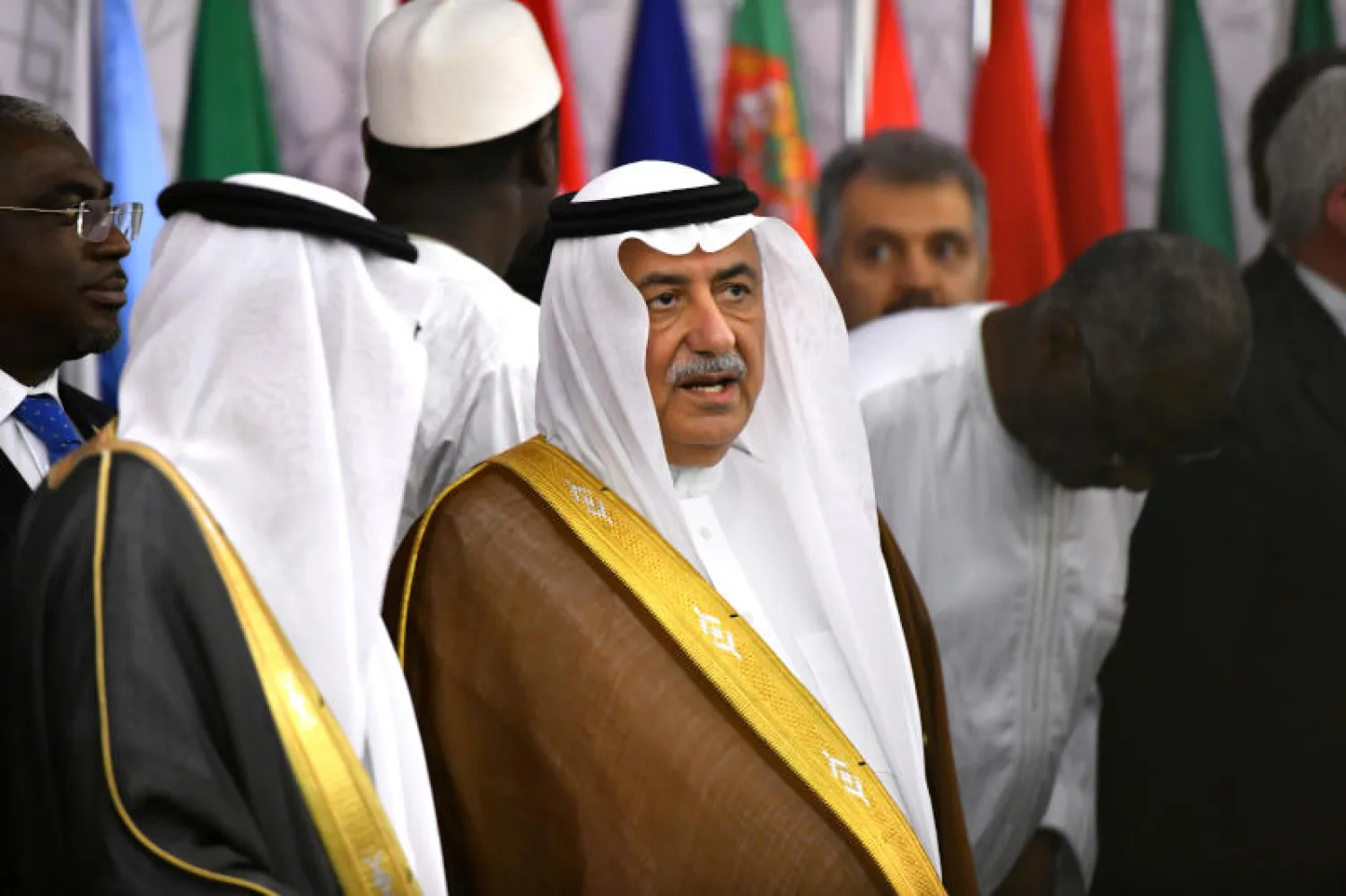 العساف في مستهل اجتمعات وزراء خارجية "التعاون الاسلامي" (رويترز)