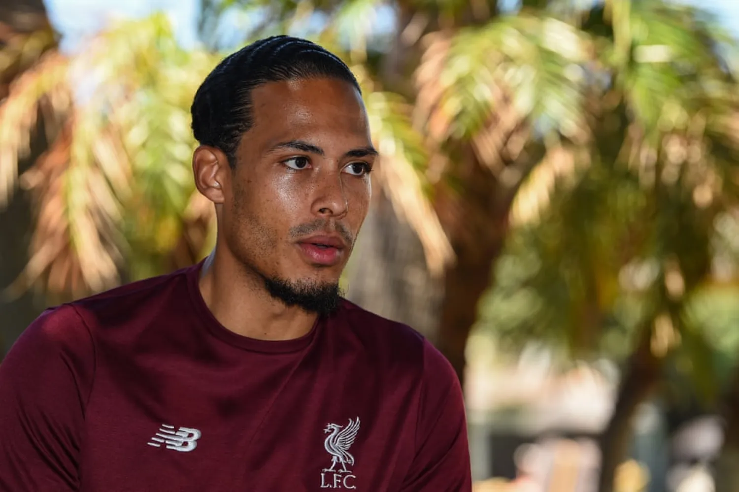  Virgil van Dijk was named PFA Player of the Year after a commanding season in defence helped Liverpool earn 97 Premier League points. Photograph: Andrew Powell/Liverpool FC via Getty Images
