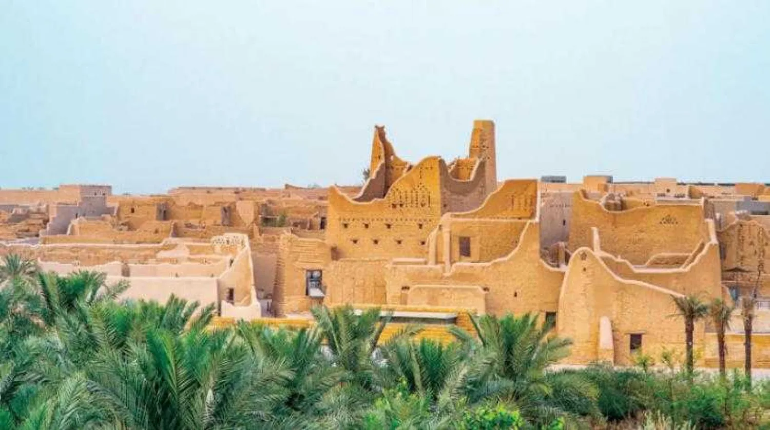 Image of the historical city of Ad-Diriyah (Asharq Al-Awsat)