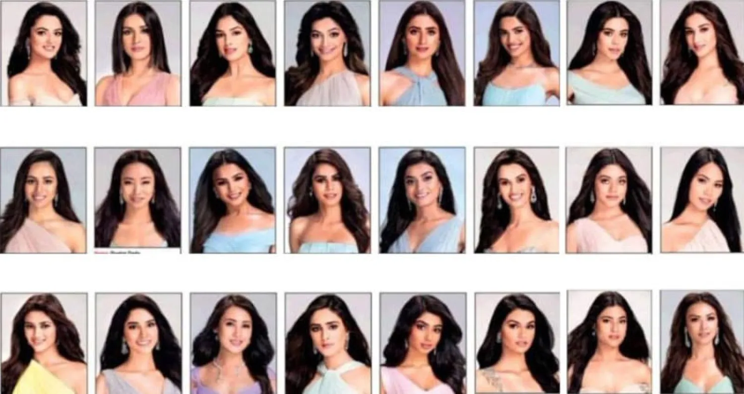 صور المشتركات بمسابقة ملكة جمال الهند (بي بي سي)