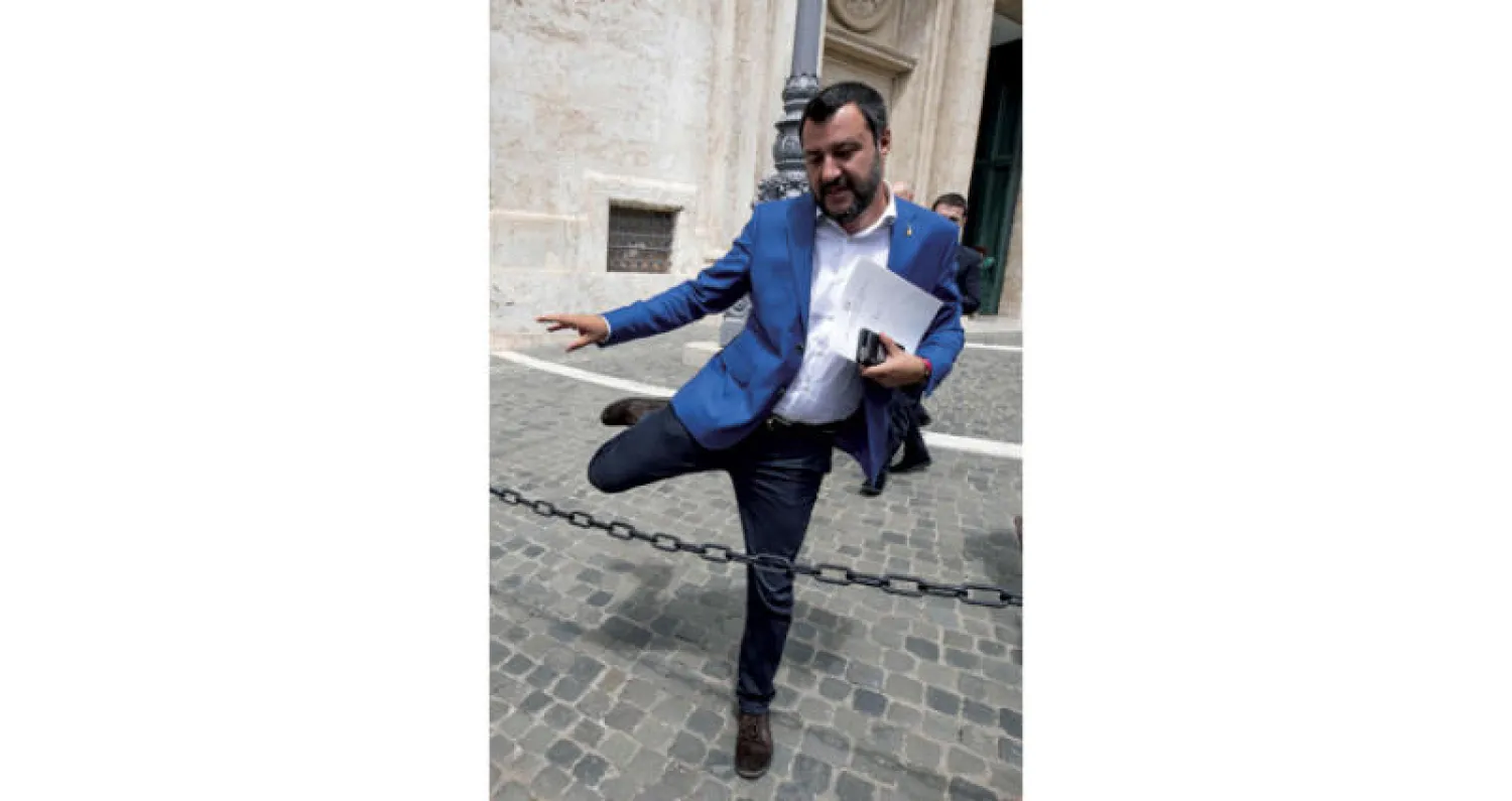 وزير الداخلية وزعيم «الرابطة» ماتّيو سالفيني