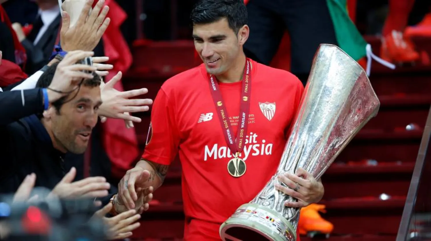 Jose Antonio Reyes'in Sevilla ile yaşadığı şampiyonluktan biri (Reuters)
