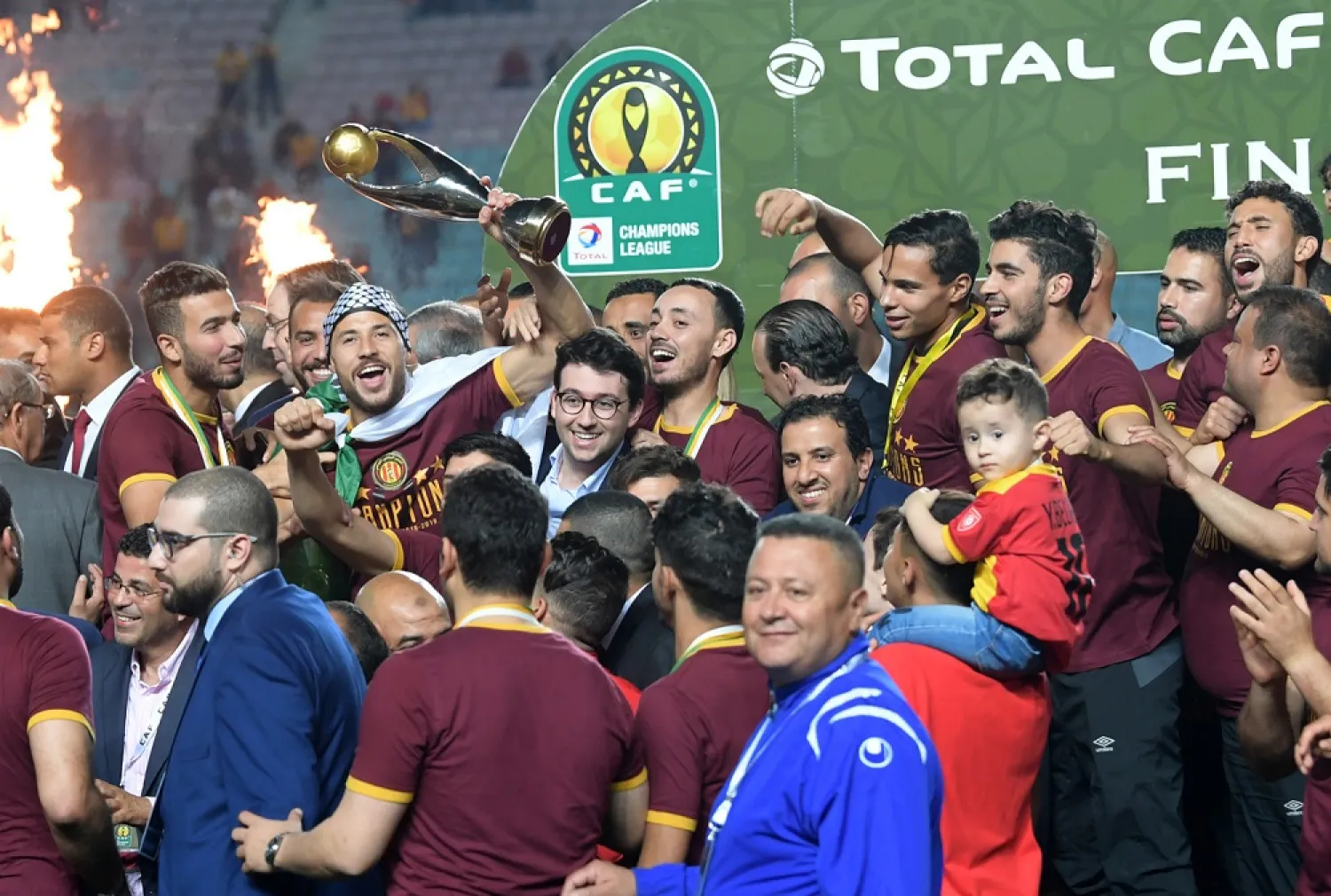 It is the first time in the 55-year history of the African club competition that a match in the home-and-away final has not been completed. (AFP)