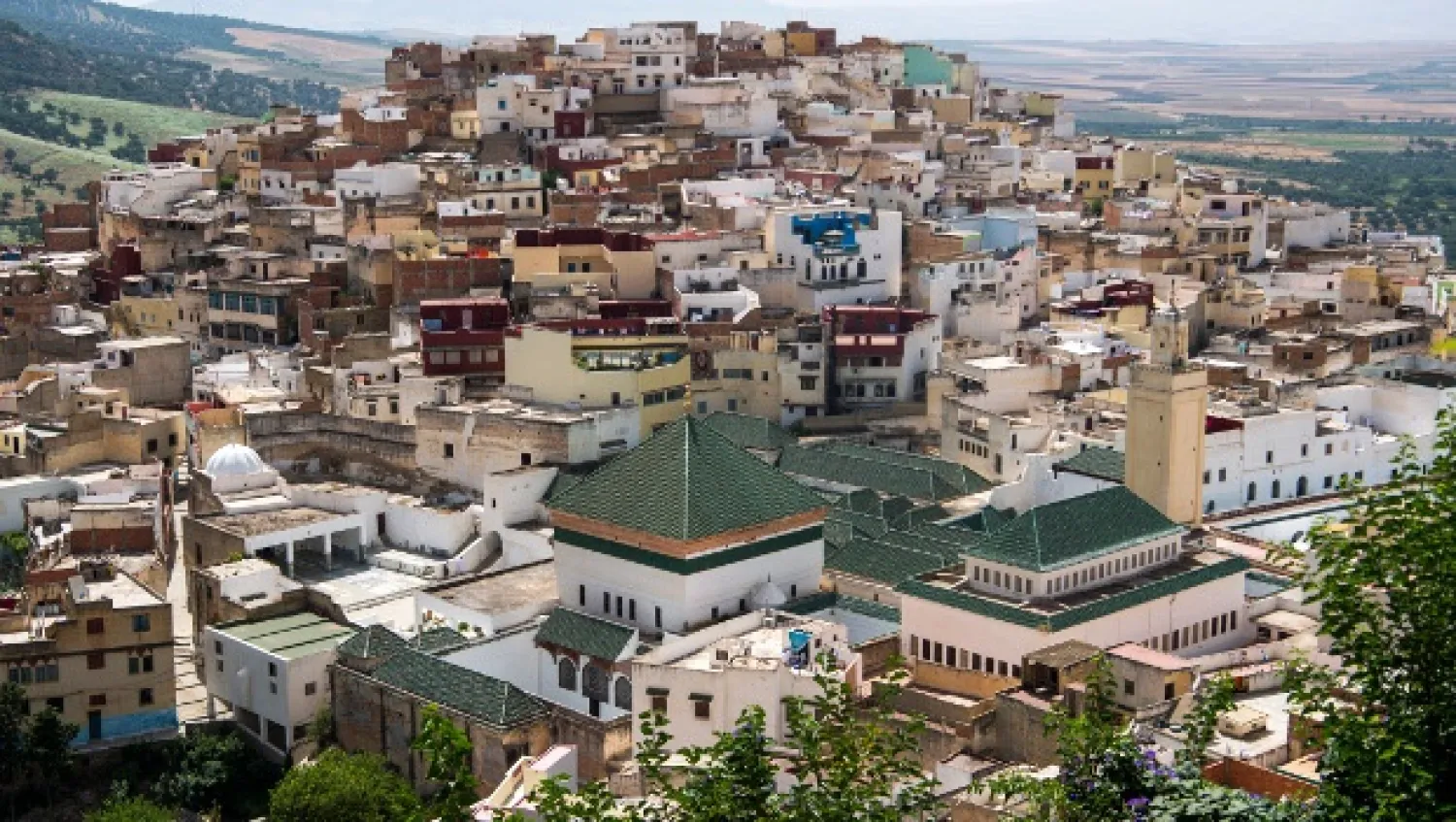 General view of Morocco's city of Moulay Driss Zerhoun (Fadel Senna, AFP)
