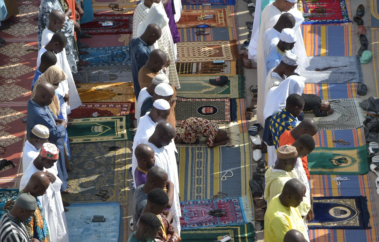 صلاة عيد الفطر في ساحل العاج (أ.ف.ب)