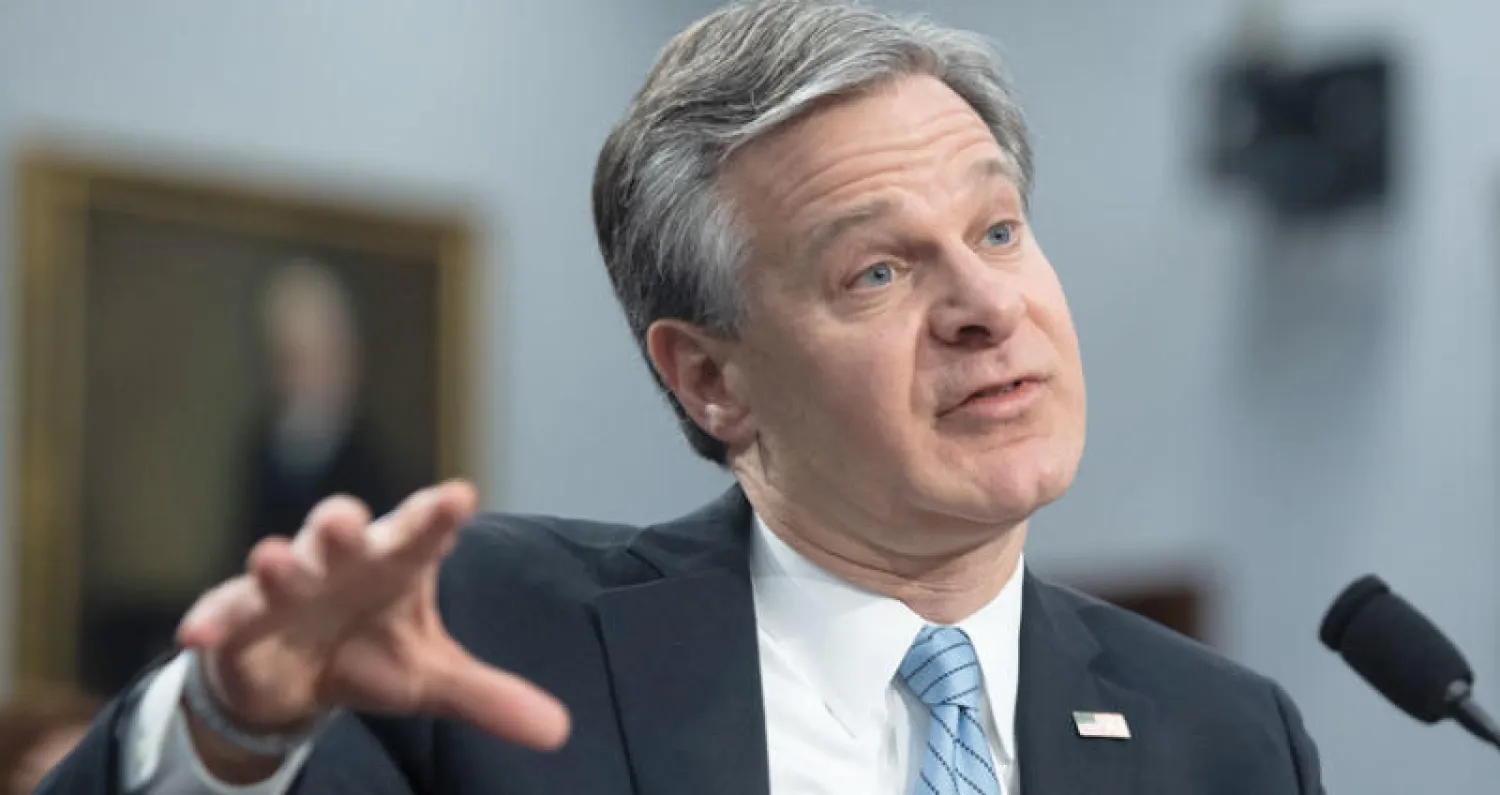 كريستوفر راي مدير «إف بي آي» (أ.ف.ب)