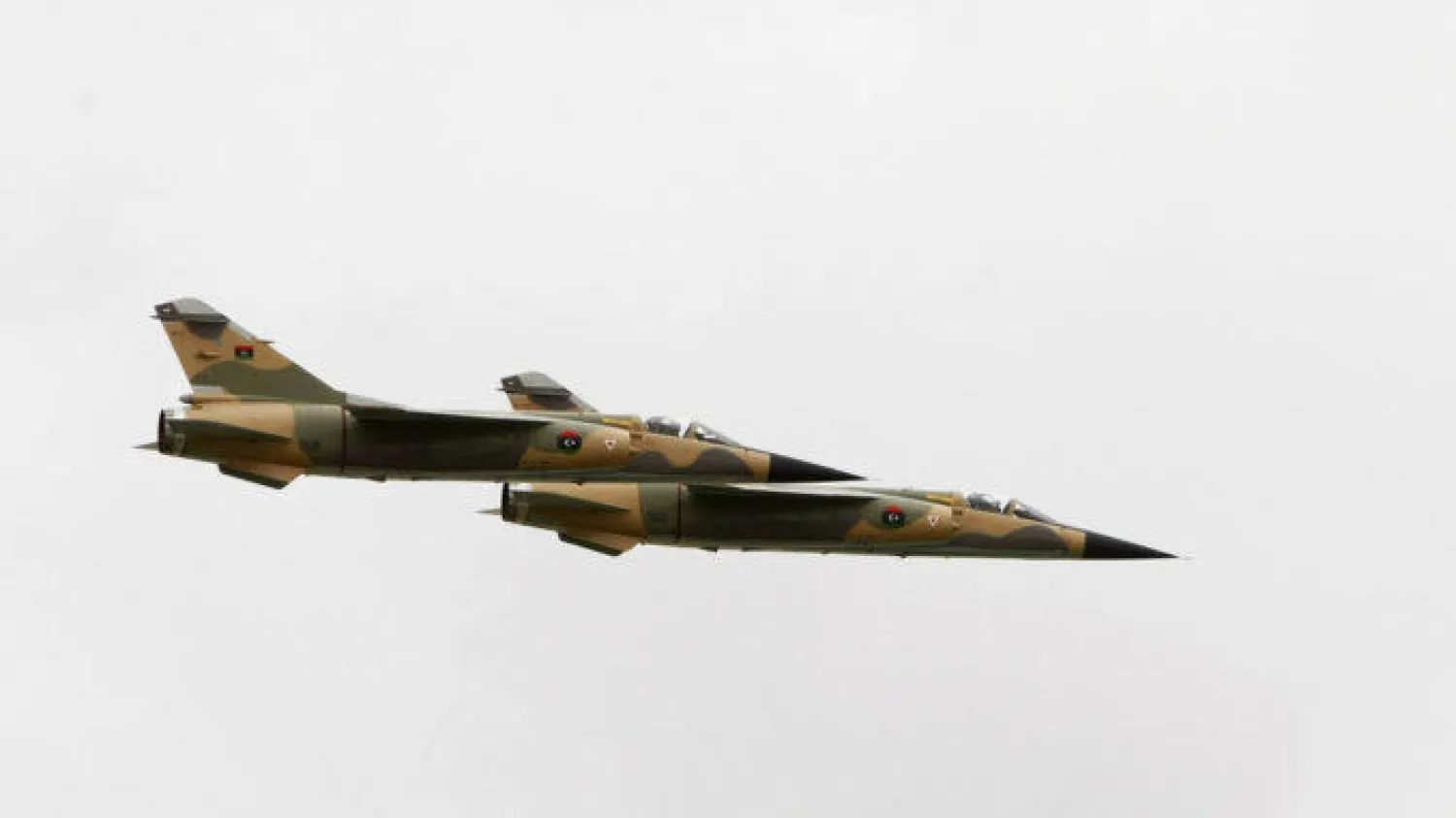 مقاتلتان تابعتان للجيش الوطني الليبي (أرشيف - رويترز)