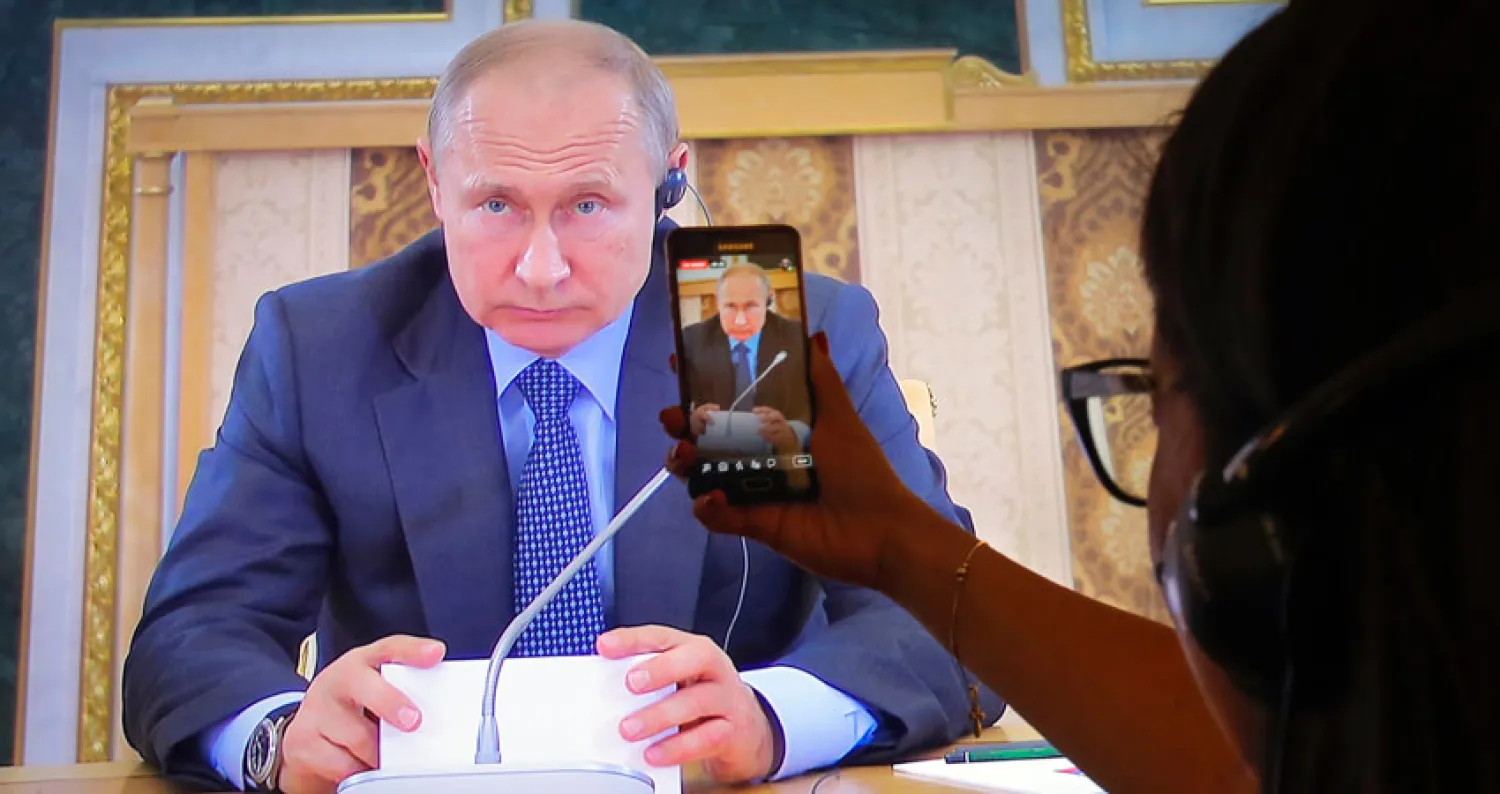 الرئيس الروسي فلاديمير بوتين (أ. ف. ب)