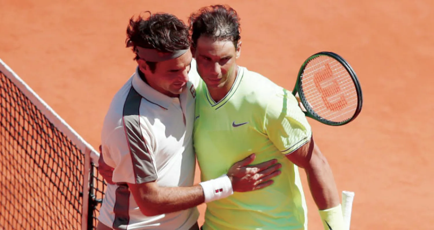 نادال وفيدرر (رويترز)