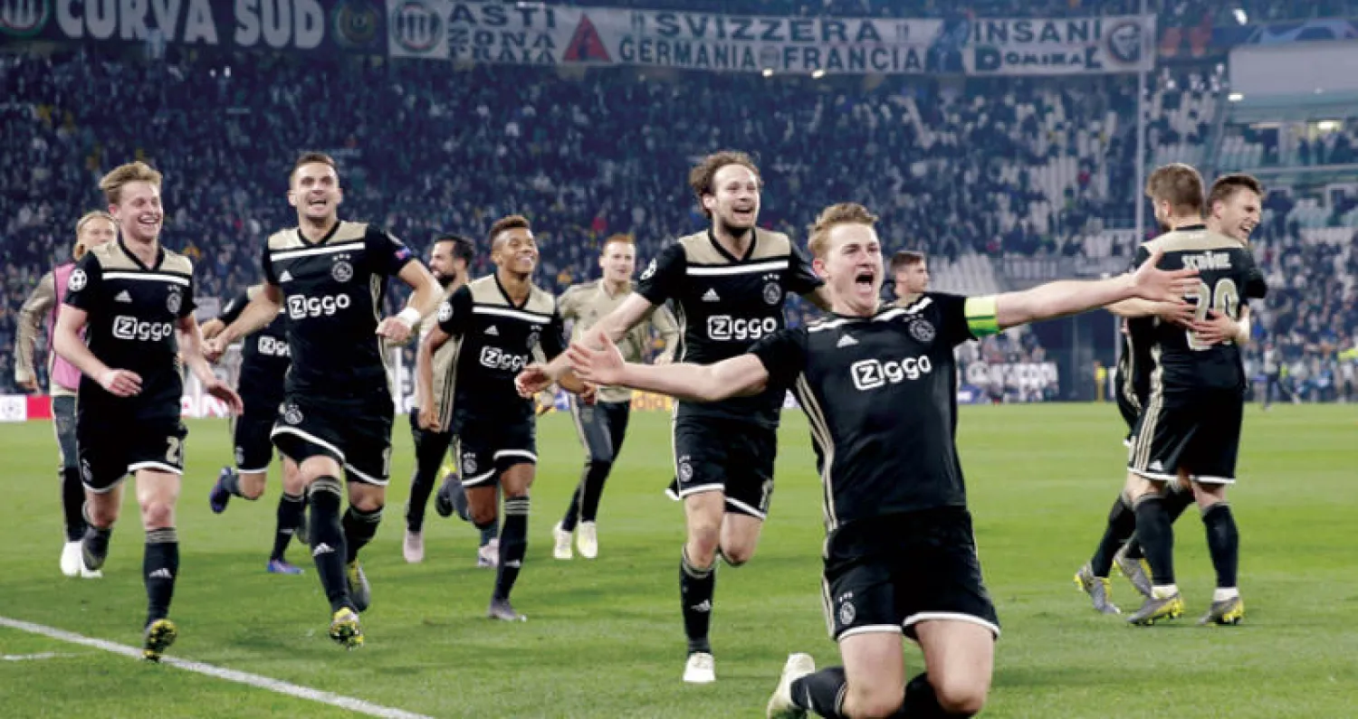 أياكس يتأهل لنصف نهائي دوري الأبطال بعد هزيمة يوفنتوس على أرضه