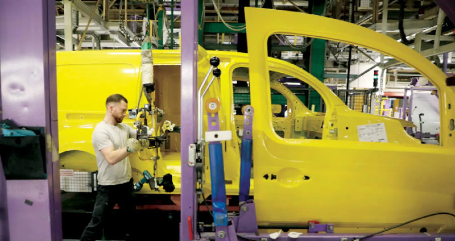 أحد مصانع {رينو} شمال فرنسا (أ.ف.ب)