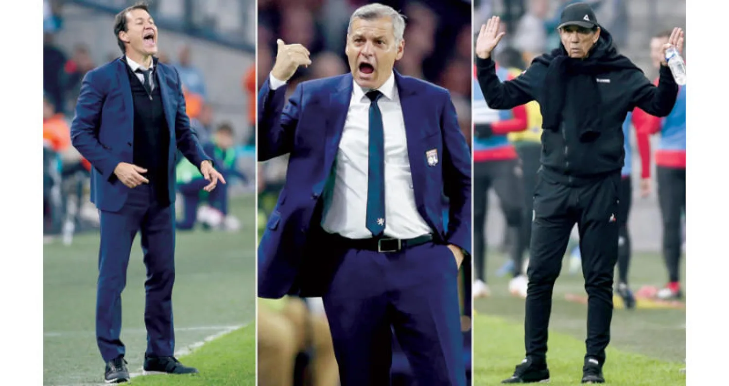 الثلاثي غاسيت وغينيسيو وغارسيا مدربو سانت إتيان وليون ومرسيليا سيتركون مناصبهم في الموسم الجديد