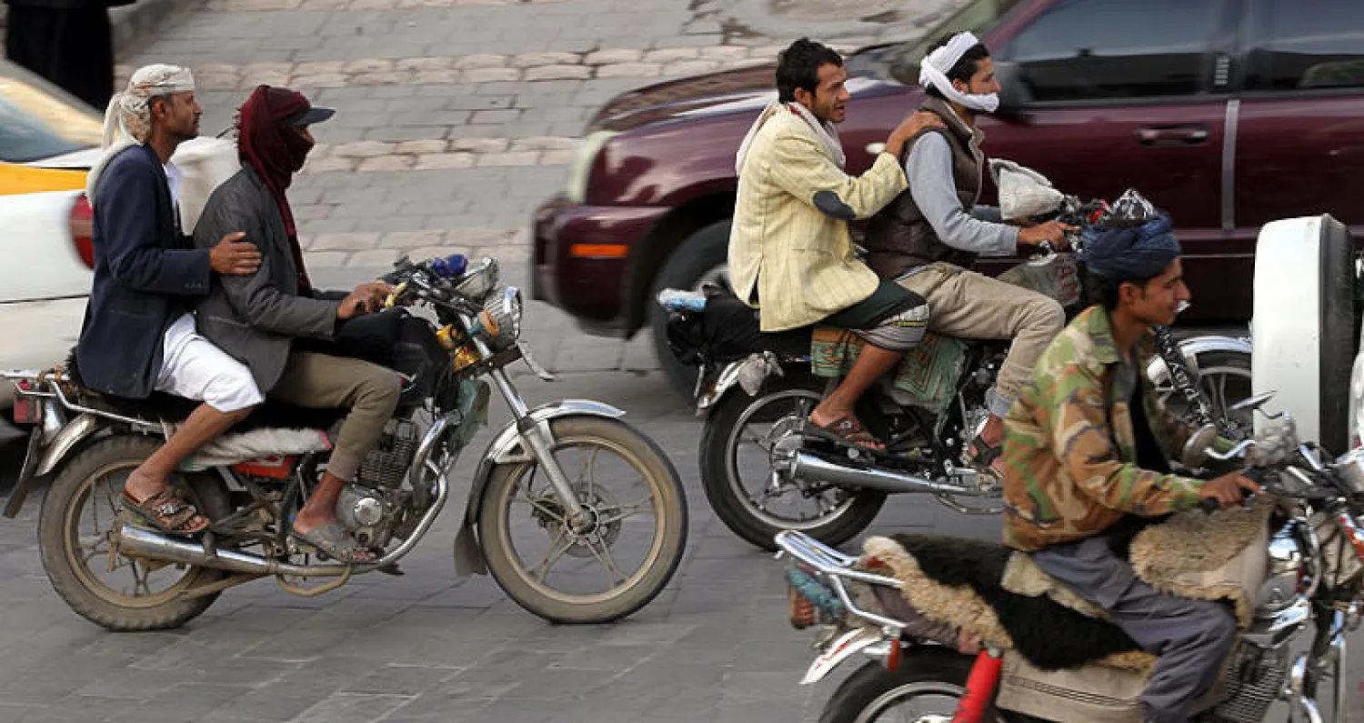 جانب من إحدى طرق صنعاء