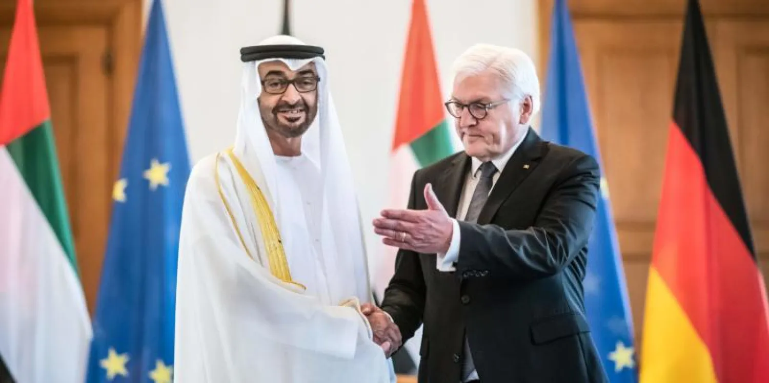 ولي عهد أبوظبي يبحث تعزيز التعاون مع ألمانيا