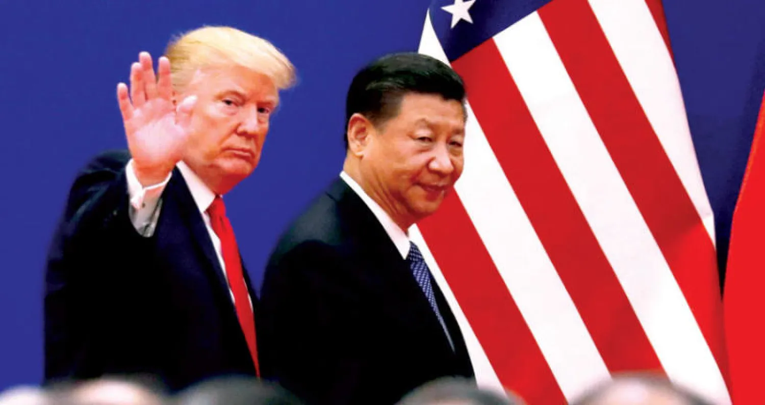 الرئيسان الأميركي والصيني في لقاء ببكين (رويترز)