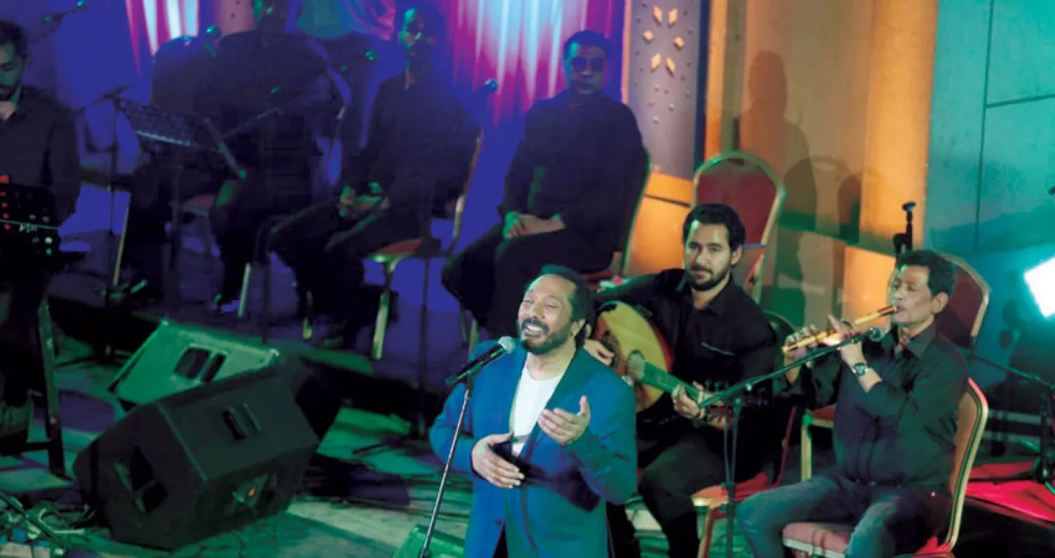 جانب من حفل علي الحجار بالمسرح المكشوف (وزارة الثقافة المصرية)