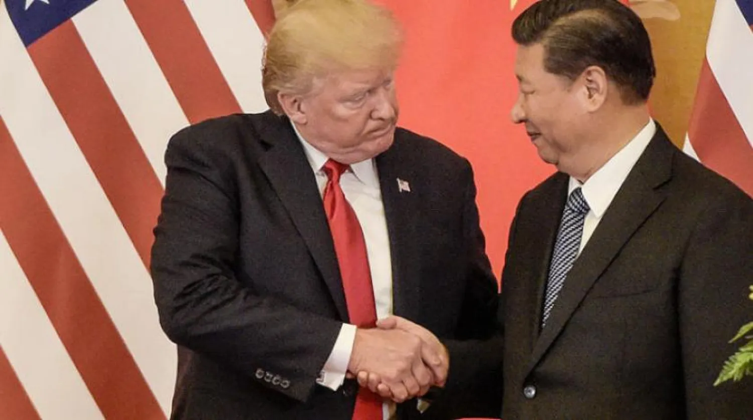 ABD Başkanı Donald Trump ile Çin Devlet Başkanı Şi Cinping’in Aralık 2017’deki görüşmesinden