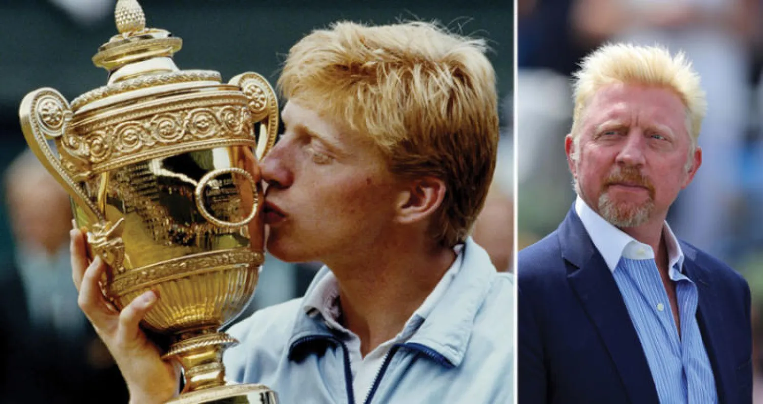 بيكر يطالب نجوم التنس الشباب بإظهار مزيد من روح التحدي  -  بوريس بيكر توج بطلاً لويمبلدون وهو في السابعة عشرة