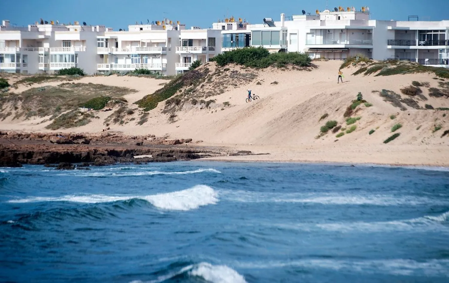 The United Nations Environment Program says ‘sand mafias’ supplying the construction industry are depleting some of Morocco's beaches. (AFP)