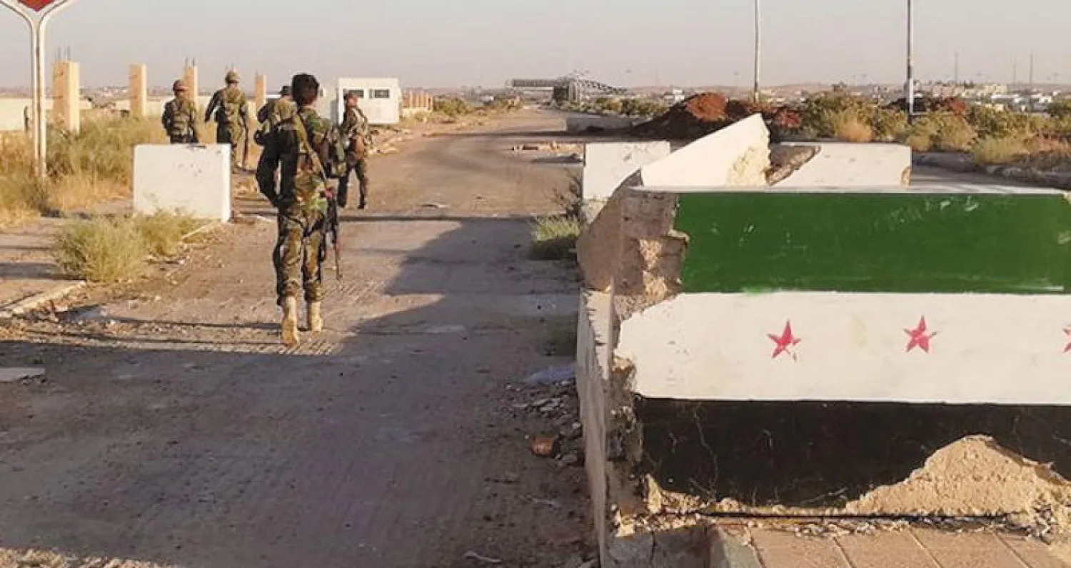 عناصر من المعارضة جنوب سوريا (الشرق الاوسط)