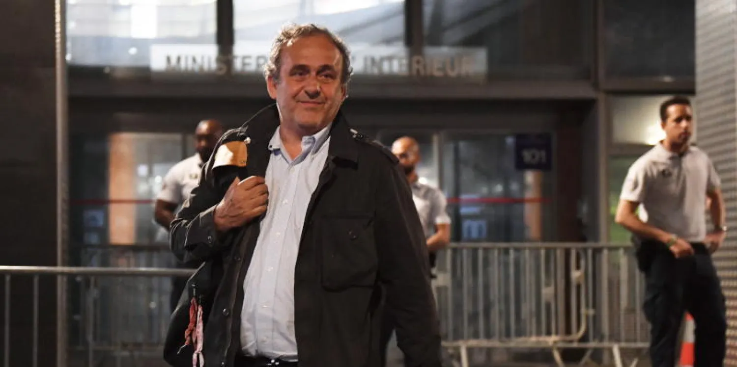 ميشال بلاتيني الرئيس السابق للاتحاد الأوروبي لكرة القدم (أ.ف.ب)