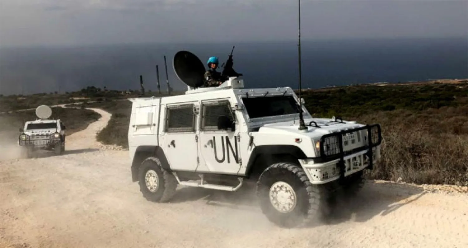 مراقبون أمميون بالقرب من الحدود اللبنانية الإسرائيلية.