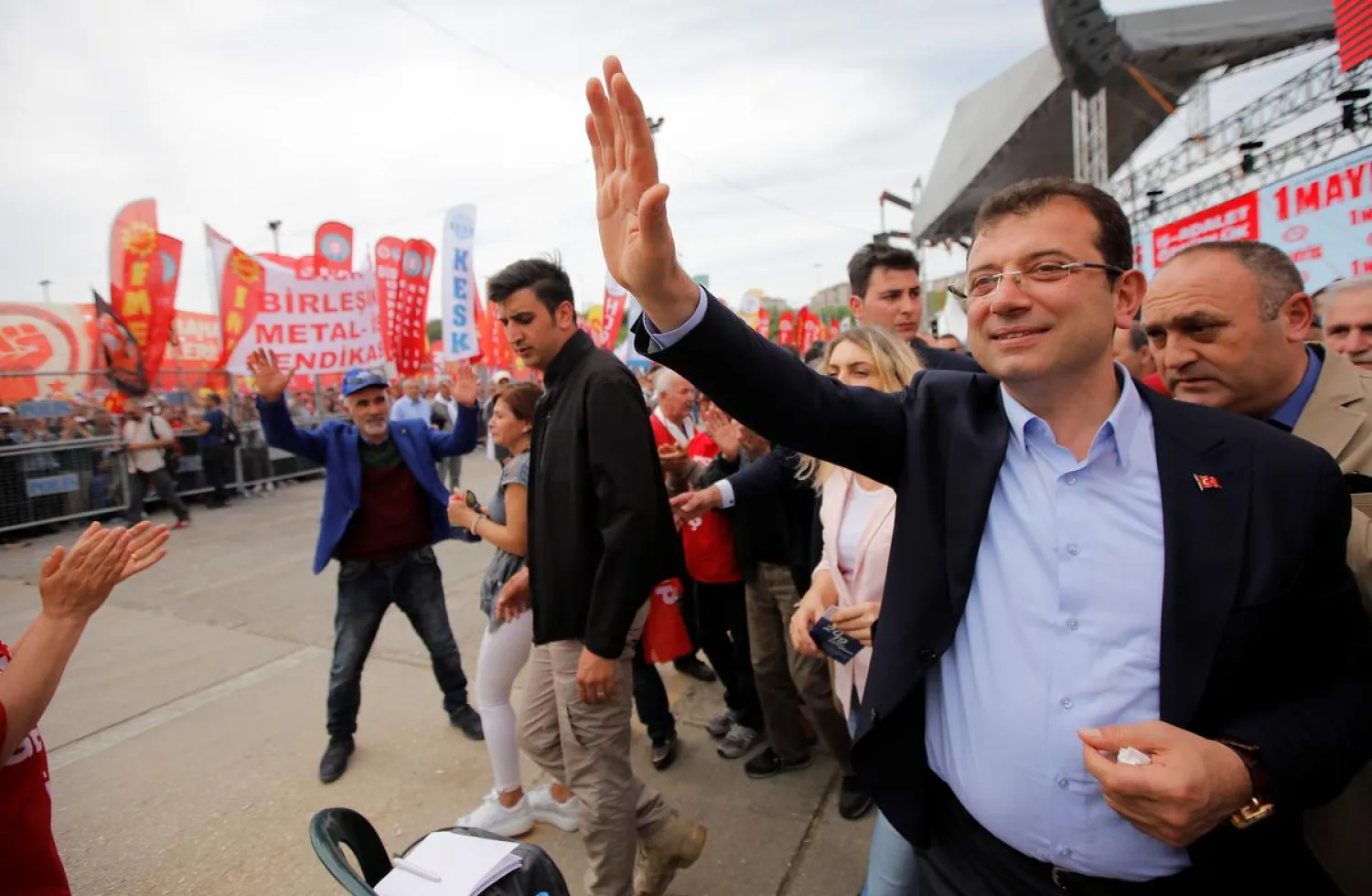 CHP mayoral candidate Ekrem Imamoglu. (Reuters)