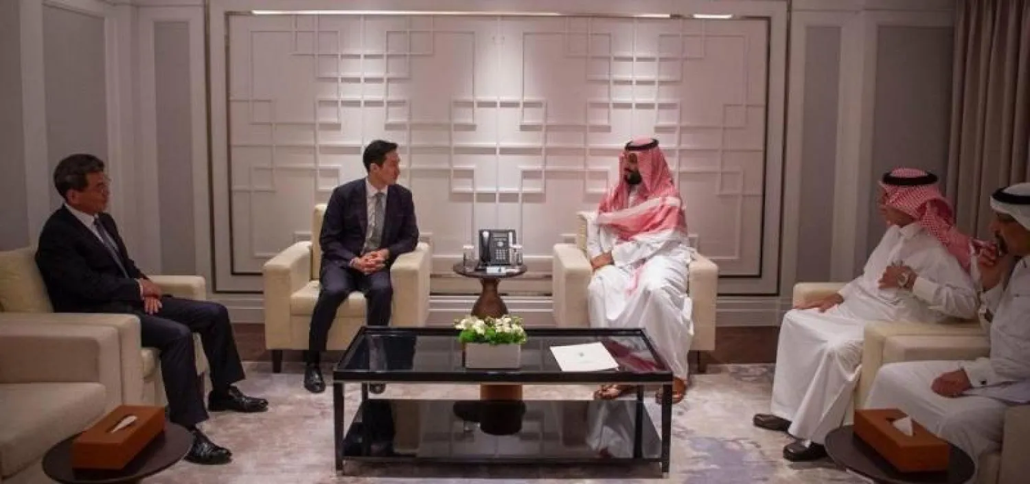 ولي العهد يلتقي نائب الرئيس التنفيذي لمجموعة «هيونداي» (واس)