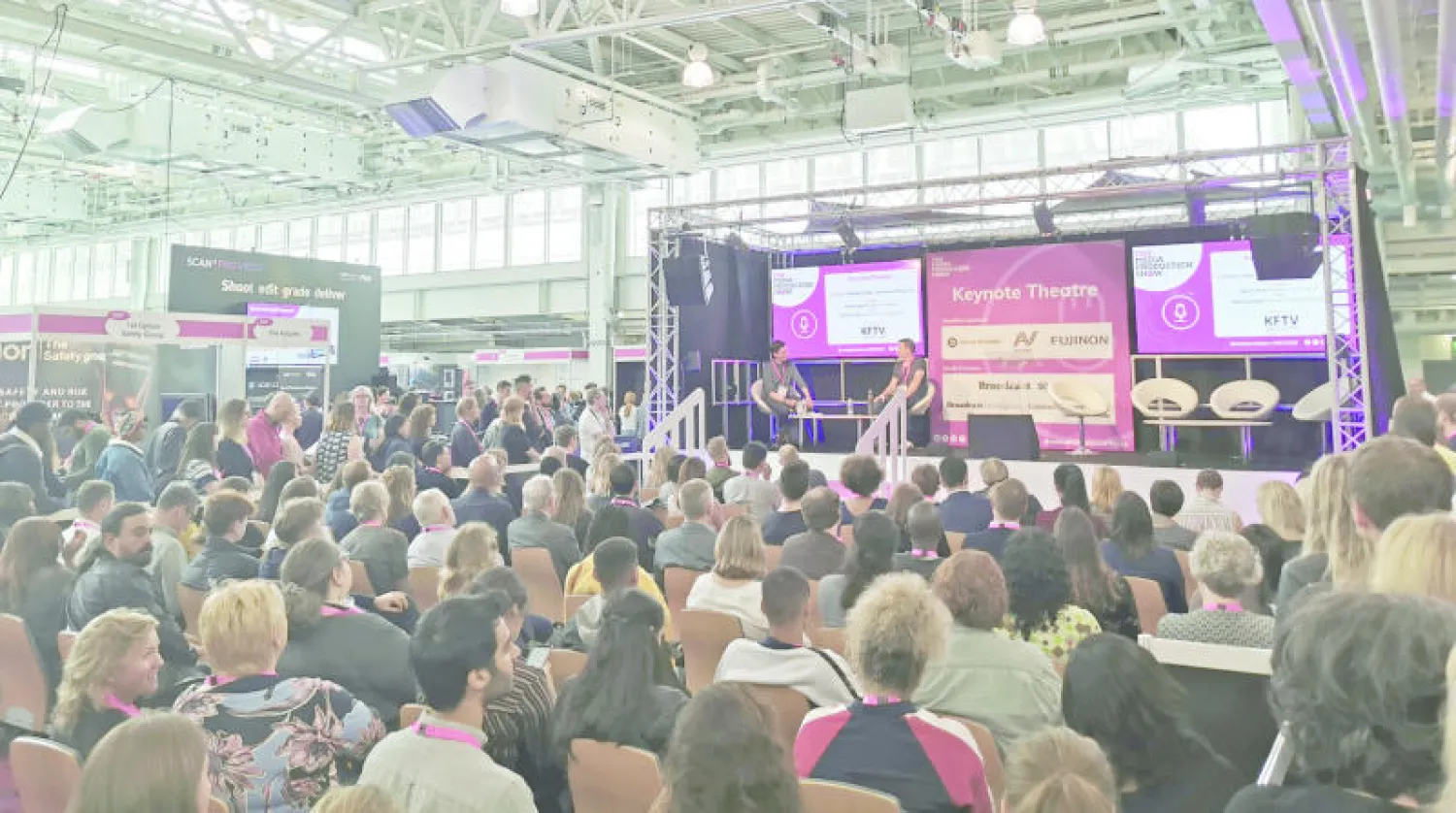 جانب من معرض الإنتاج العالمي في لندن (الشرق الأوسط)