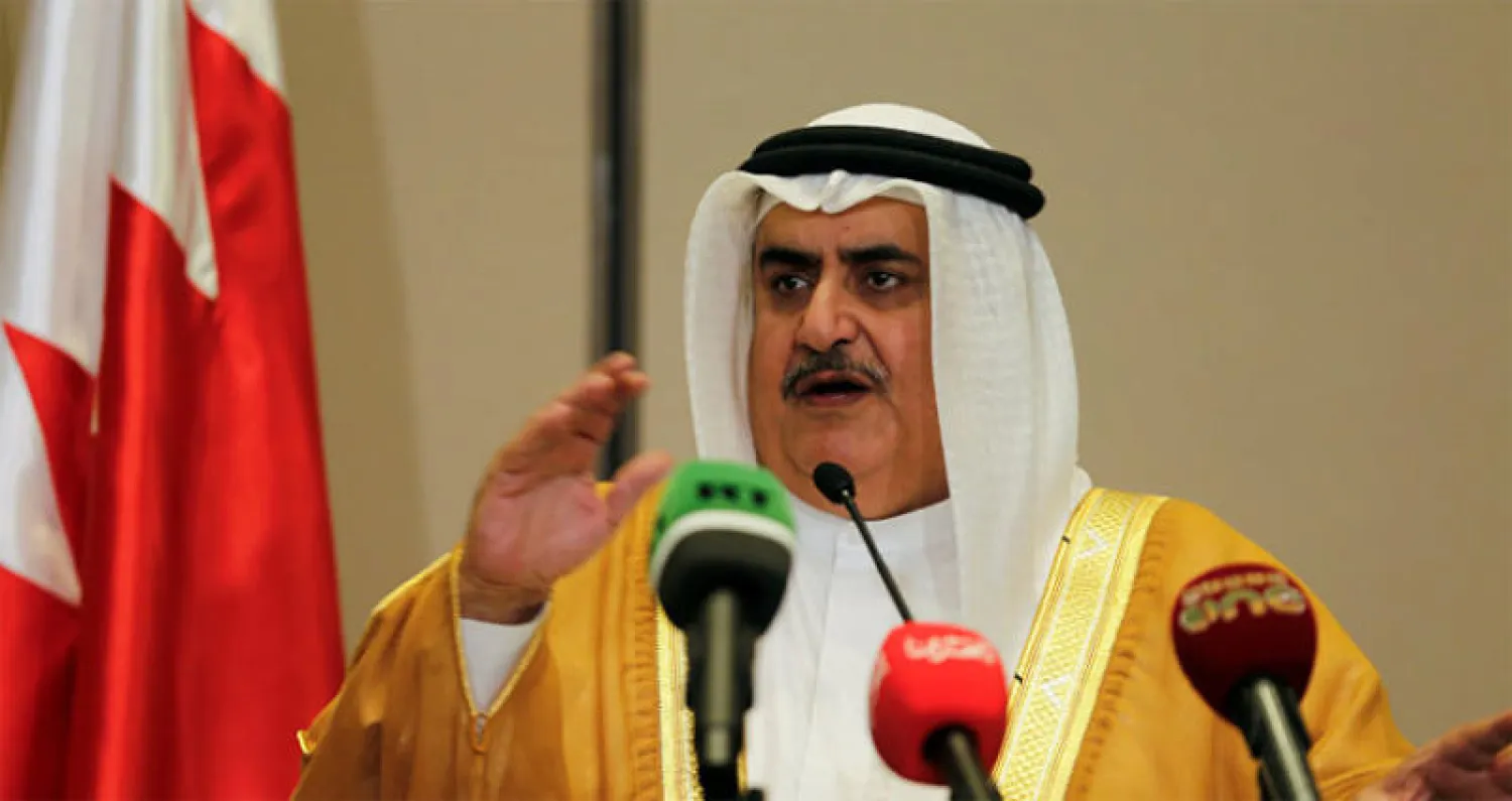 وزير خارجية البحرين الشيخ خالد بن أحمد بن محمد آل خليفة