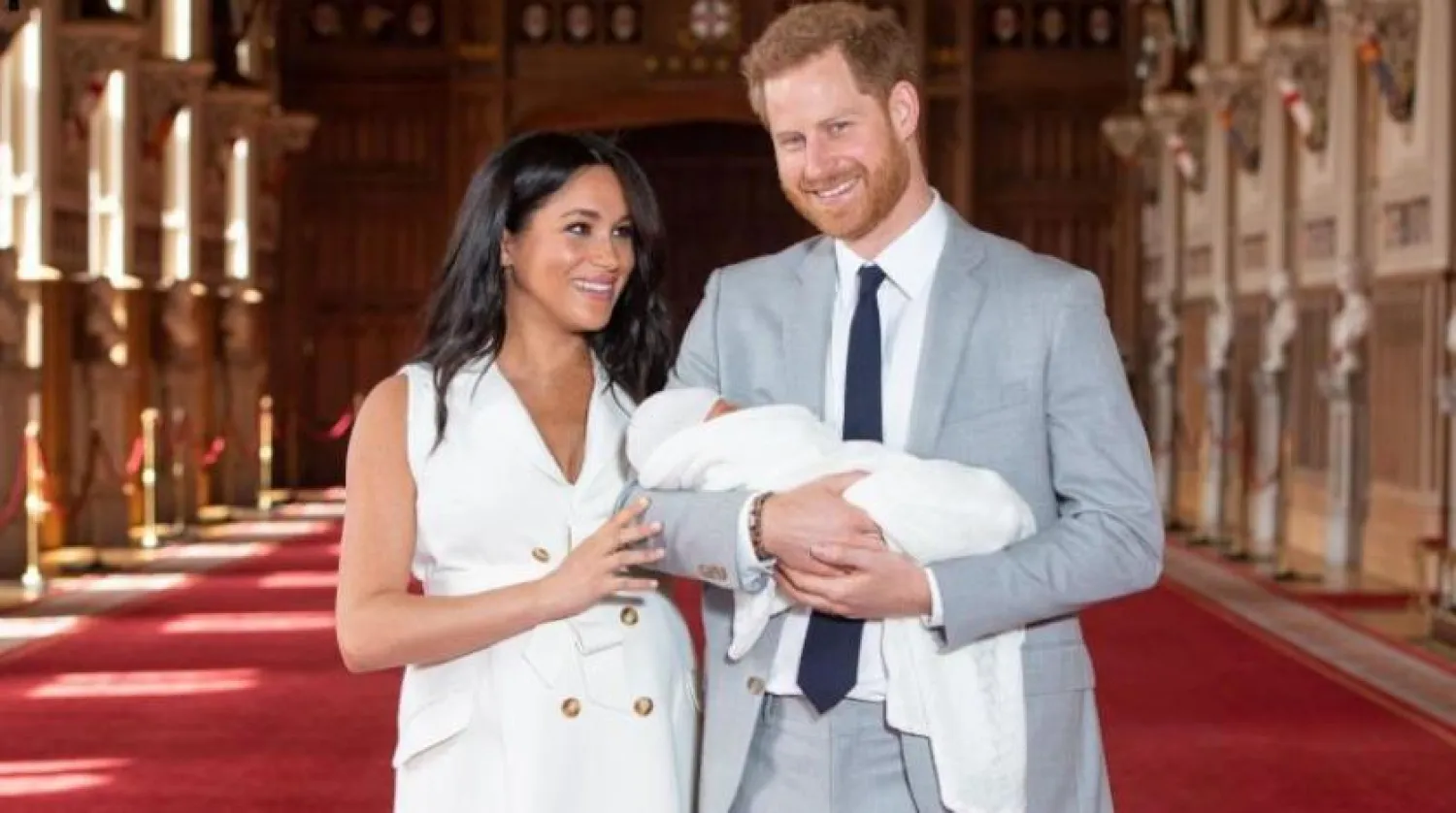 Prens Harry, eşi Megan ve çocukları (Arşiv fotoğrafı)