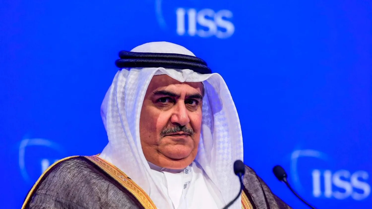 Bahrain’s Foreign Affairs Minister Sheikh Khalid bin Ahmed Al Khalifa. (AFP)