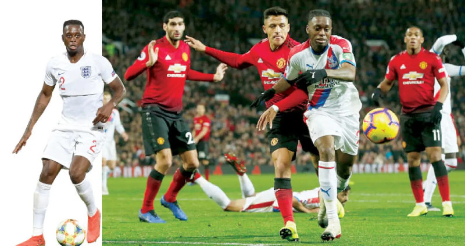وان بيساكا في مواجهة مانشستر يونايتد الموسم الماضي  -  مران بيساكا يشارك مع إنجلترا تحت 21 عاما