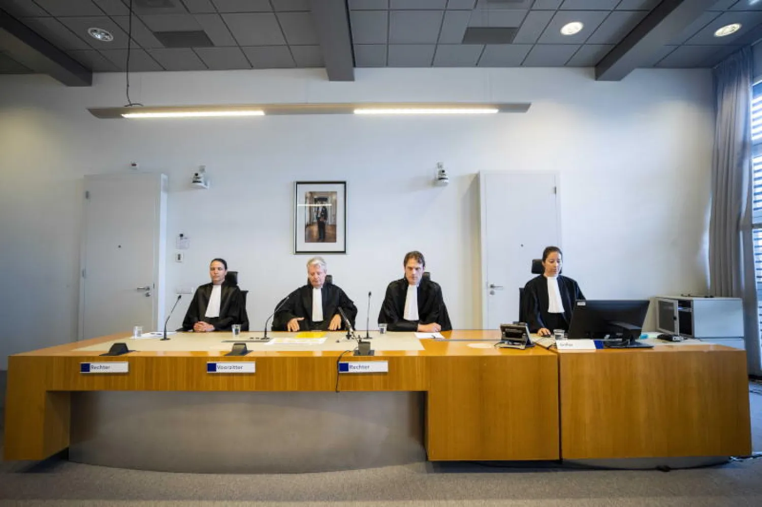 الجلسة التمهيدية لمحاكمة غوكمان تانيس (إ.ب.أ)