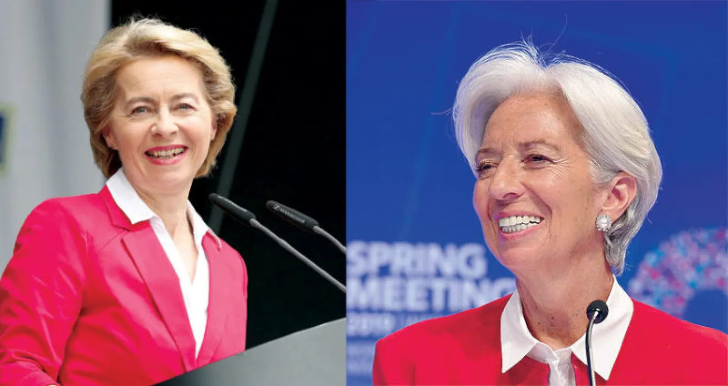 لاغارد مرشحة لرئاسة البنك المركزي الأوروبي (أ.ف.ب) - فون دير ليين مرشحة لرئاسة المفوضية الأوروبية (إ.ب.أ)