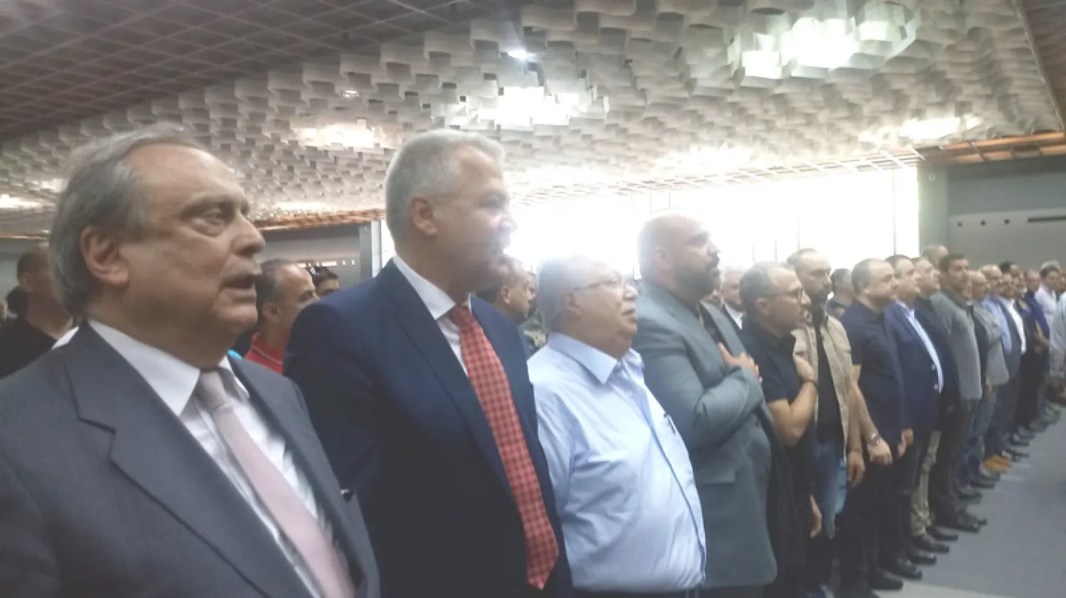  FPM cadres listen to Foreign Minister Gebran Bassil on Saturday in Tripoli (NNA) 