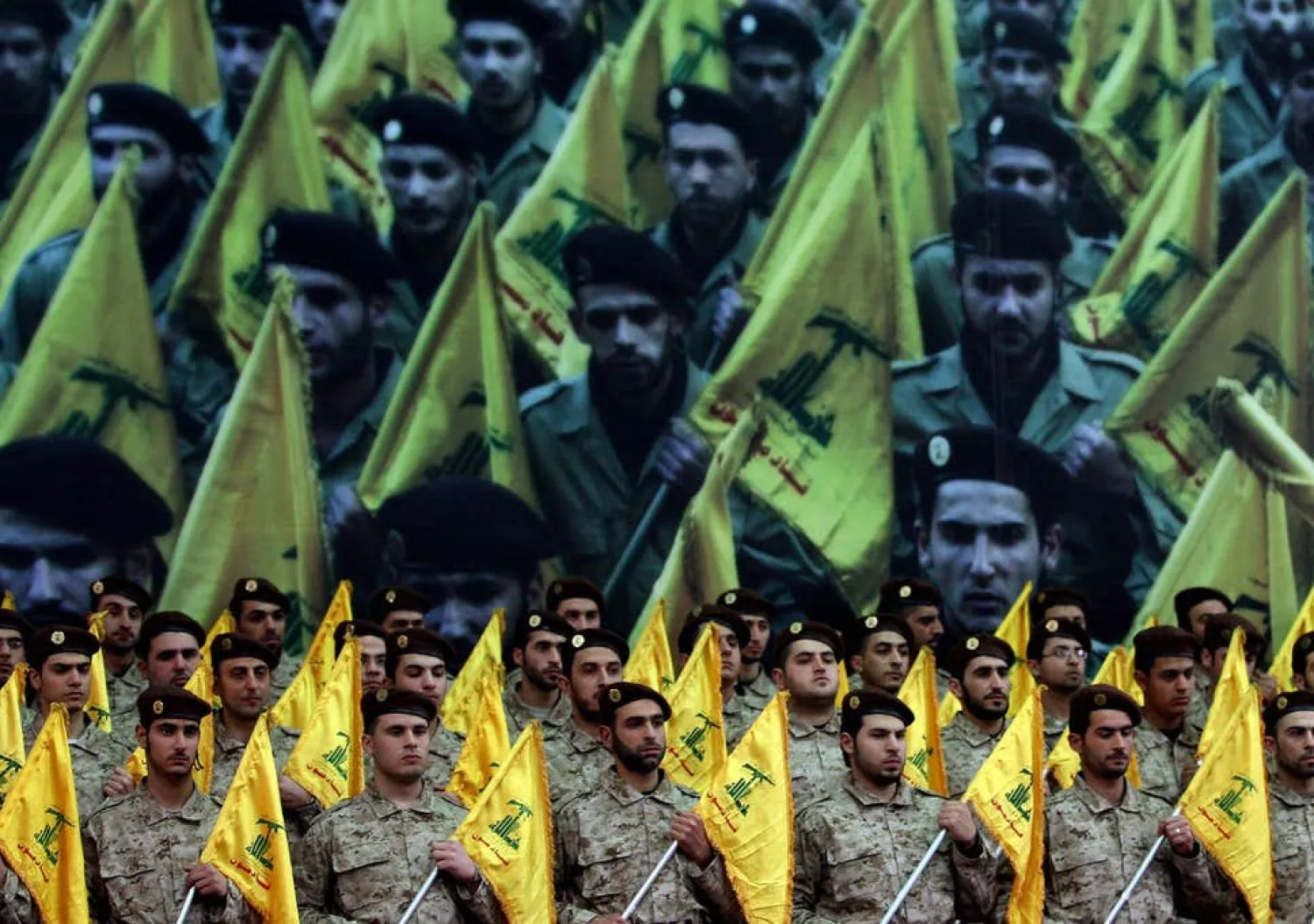 Yemen's Houthi militias collect donations to Lebanon's Hezbollah party. (AFP)
