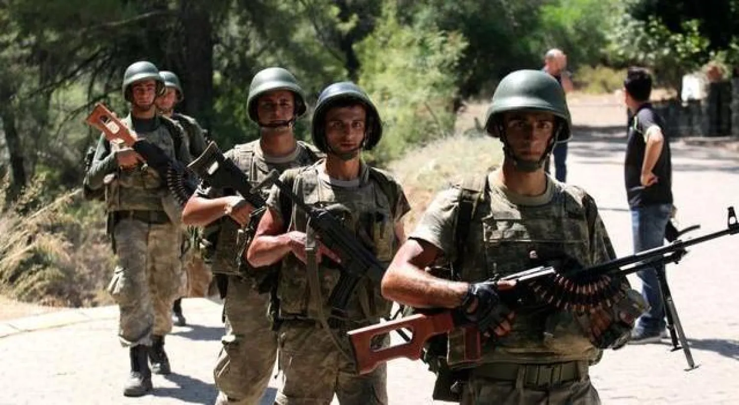 عناصر من الجيش التركي (أرشيف - رويترز)