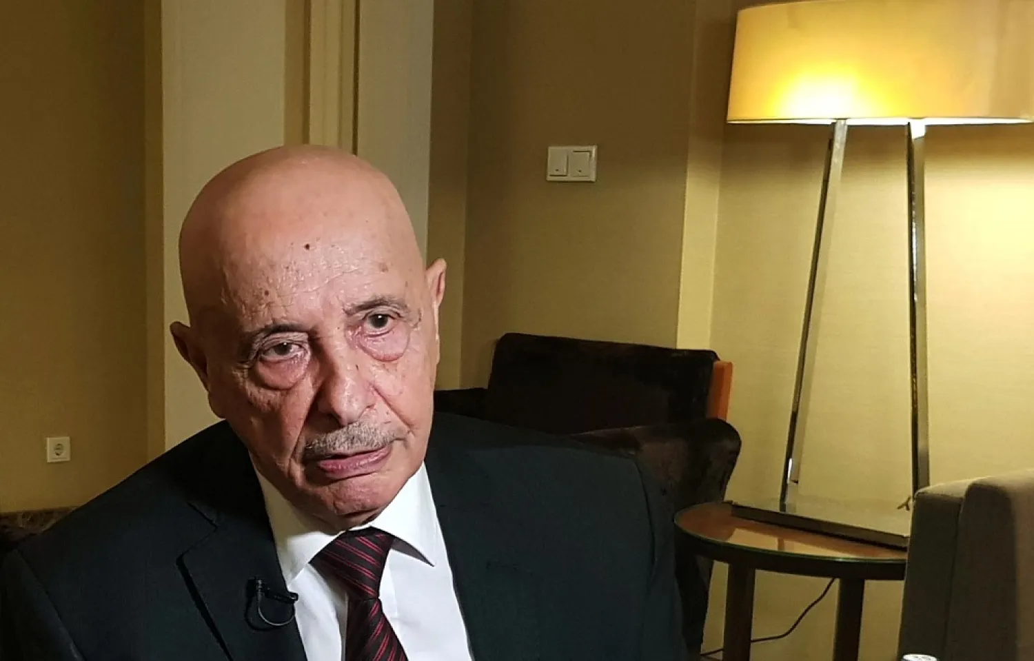 Speaker of the East Libya parliament Aguila Saleh. (Reuters)