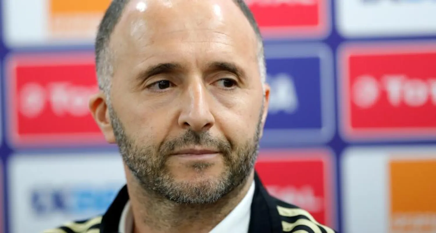 مدرب المنتخب الجزائري جمال بلماضي (أ.ف.ب)