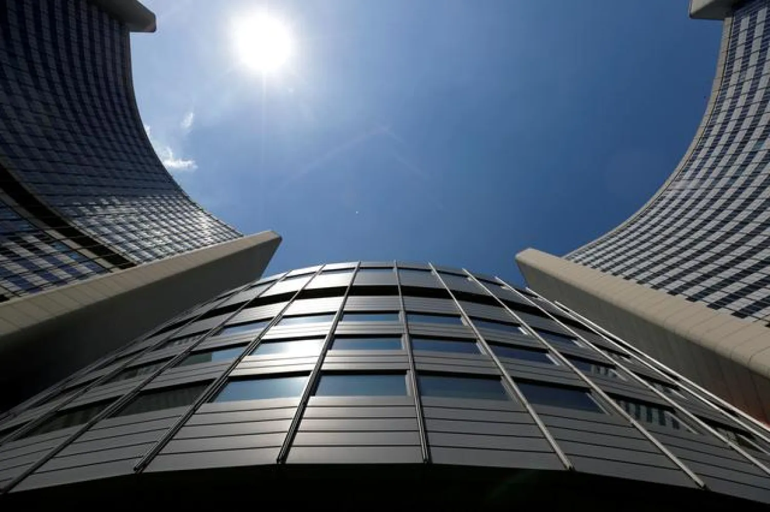 FILE PHOTO: The International Atomic Energy Agency (IAEA) headquarters is shown in Vienna, Austria. June 20, 2019. REUTERS/Leonhard Foeger/File Photo
