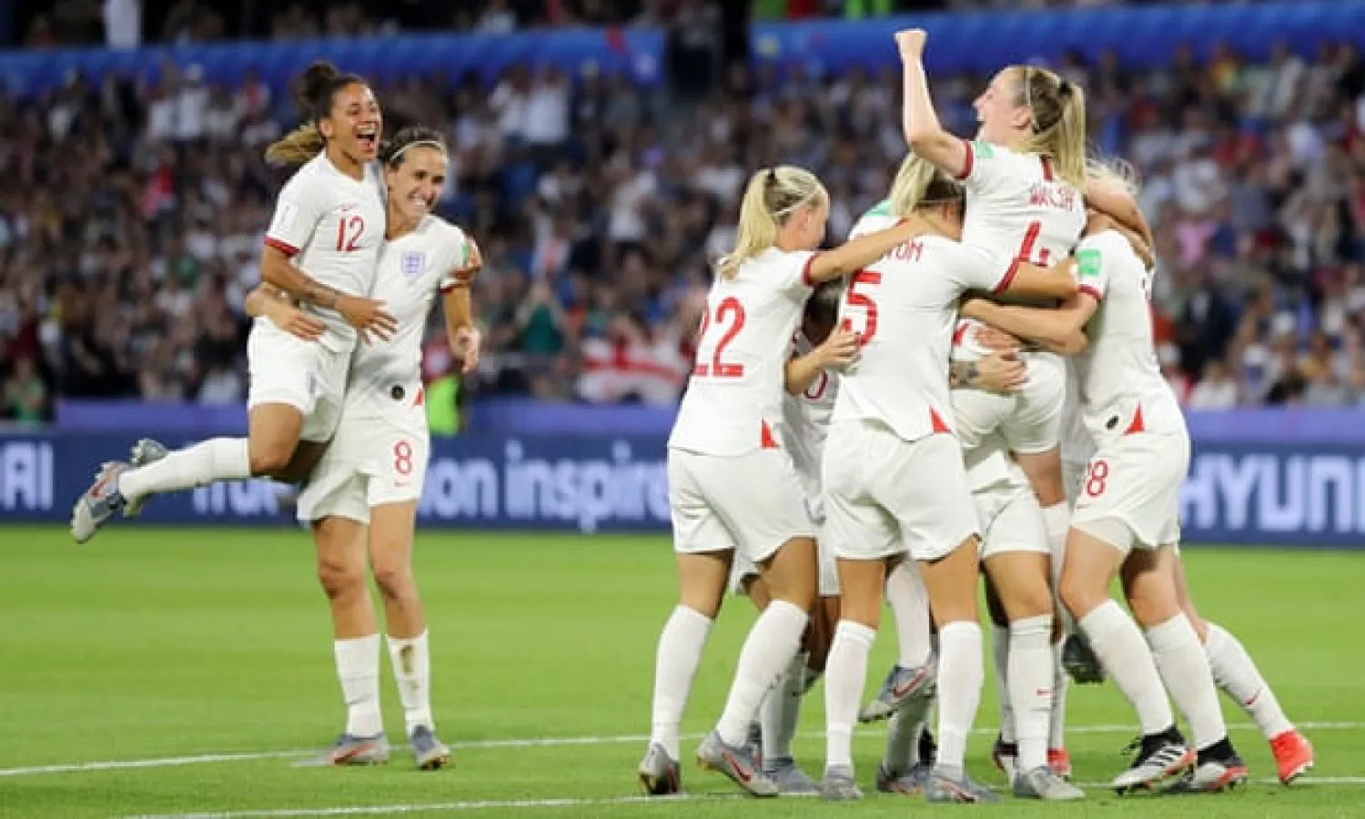  England won over hearts and minds at the World Cup but there is not much evidence that their success will cause a ‘trickle-down’ effect and boost participation. Photograph: Dave Shopland/BPI/Rex Shutterstock
